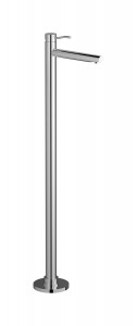 Высокий смеситель для напольной раковины с донным клапаном IBRUBINETTI KUSASI EKU299   